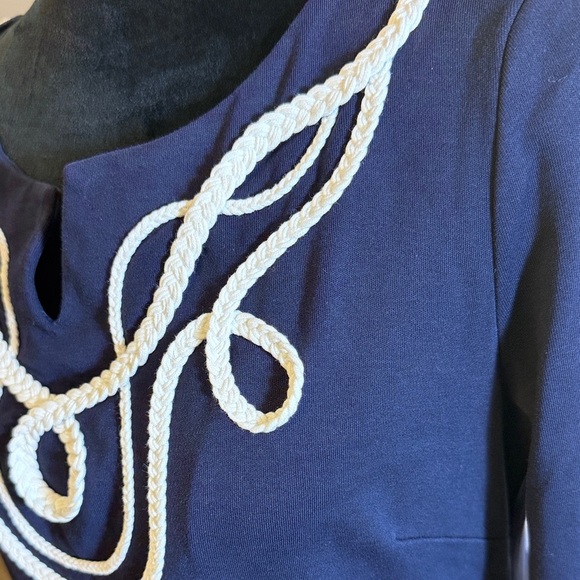 Talbots Navy Garment with White Detailing - Picture 7 of 7